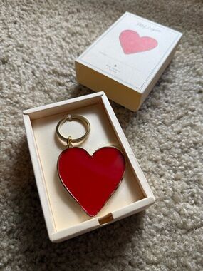 Petite Sézane Red Heart Keychain